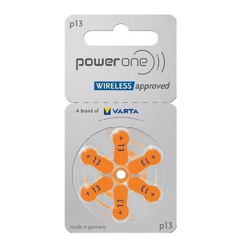 PowerOne Hoorapparaat batterij P13 oranje (6 stuks), Diversen, Verpleegmiddelen, Nieuw, Ophalen of Verzenden