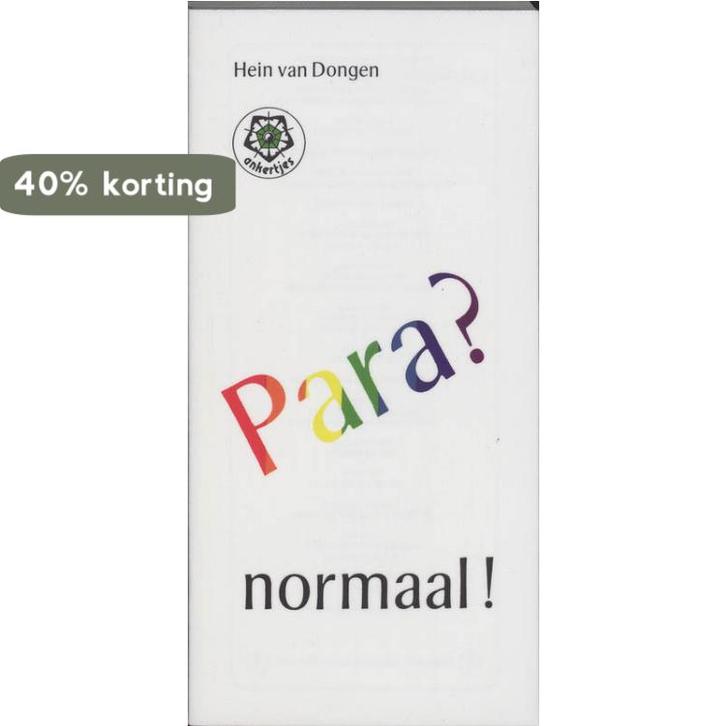 Para?normaal! / Ankertjes / 201 9789020200393 H. van Dongen, Boeken, Esoterie en Spiritualiteit, Gelezen, Verzenden