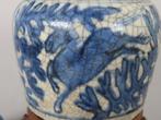 Jiajing (1522-1566) - Pot - Drie Springende Paarden in