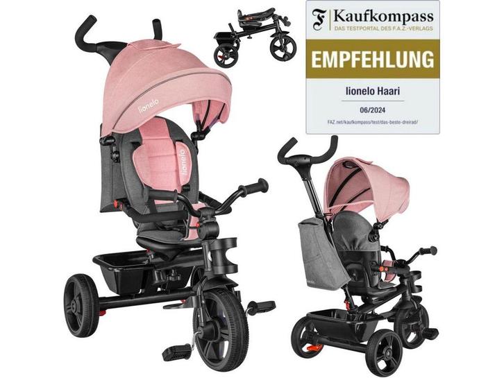 Lionelo Haari - Driewieler 2in1 - Draaibare Zitting -, Huis en Inrichting, Woonaccessoires | Overige, Zo goed als nieuw, Verzenden