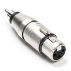 XLR (v) naar tulp (m) adapter | Neutrik (Mono, 3-pin), Verzenden, Nieuw