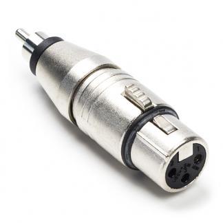 XLR (v) naar tulp (m) adapter | Neutrik (Mono, 3-pin), Audio, Tv en Foto, Audiokabels en Televisiekabels, Nieuw, Verzenden