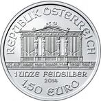 Wiener Philharmoniker 1 oz 2014 (4.643.508 oplage), Verzenden, Oostenrijk, Losse munt, Zilver