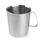 Maatbeker RVS - 1 liter - Ø12x(H)13,5cm, Verzenden, Nieuw in verpakking