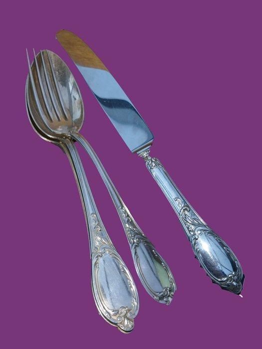 Koch & Bergfeld, Bremen - Bestekset (4) - Model Rokoko -, Antiek en Kunst, Antiek | Goud en Zilver