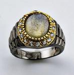 Zonder Minimumprijs - Ring Zilver Quartz - Topaas -, Sieraden, Tassen en Uiterlijk, Ringen, Nieuw