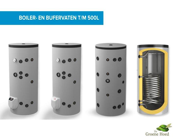 Boiler en buffervaten t/m 500L, incl. warmtewarmtewiselaars, Doe-het-zelf en Verbouw, Geisers en Boilers, 100 liter of meer, Nieuw