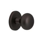 Voordeurknop IRIS 56mm - puurzwart, Doe-het-zelf en Verbouw, Hang- en Sluitwerk, Verzenden, Nieuw