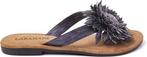 Lazamani - maat 40 - Dames Slippers 33.506 Black Flower |, Kleding | Dames, Schoenen, Verzenden, Nieuw