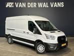 Ford Transit 2.0 TDCI 131pk L3H2 Euro6 Airco | Camera | Navi, Auto's, Ford, Stof, Gebruikt, Overige carrosserieën, Wit