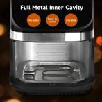 Airfryer XXL - heteluchtfriteuse - 8,8L - 2200W - Zwart, Witgoed en Apparatuur, Verzenden, Nieuw