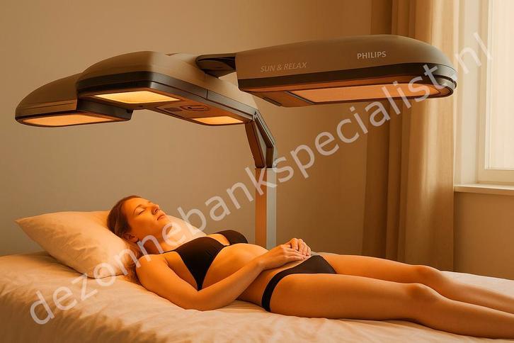 REFURBISHED Sunmobile hb 875 en hb 975 Sun  Relax, Witgoed en Apparatuur, Zonnebanken en Gezichtsbruiners, Zo goed als nieuw, Zonnebank enkelzijdig