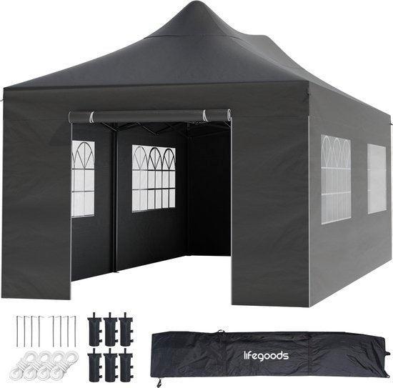 2dekans | LifeGoods Partytent - Paviljoen - 3x6 m -, Tuin en Terras, Partytenten, Zo goed als nieuw, Ophalen of Verzenden
