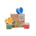 Neogrün - Vingerverf set Aki  - groen, geel, rood en blauw, Nieuw
