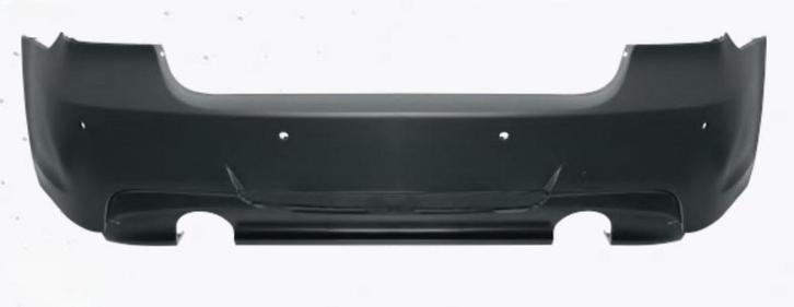 BMW E90 Sedan 05–11 M-Tech achterbumper – dubbel L/R + PDC, Auto-onderdelen, Carrosserie en Plaatwerk, Nieuw, BMW, Achter, Bumper