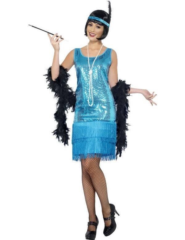 Flirty Flapper 20s kostuum, Kleding | Dames, Carnavalskleding en Feestkleding, Nieuw, Ophalen of Verzenden