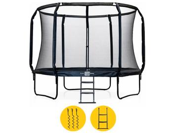 BLITS Urban trampoline - Ø 427 cm - Zwart beschikbaar voor biedingen