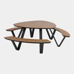 Arezzo picknickset driehoek polywood teaklook, Ophalen of Verzenden, Nieuw