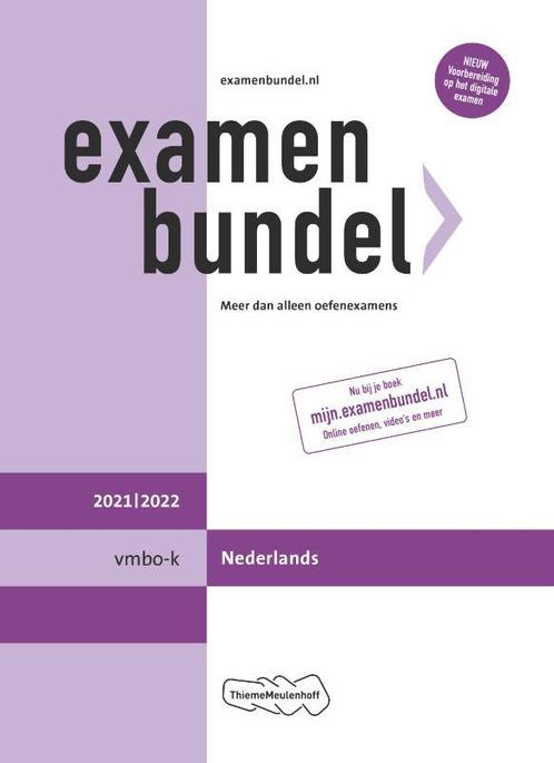 Examenbundel vmbo-k Nederlands 2021/2022 9789006698534, Boeken, Schoolboeken, Gelezen, Verzenden
