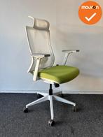 Verona Bureaustoel - Bestaande groene stoffering met wit net, Werkplek, Ophalen of Verzenden, Gebruikt, Stoel