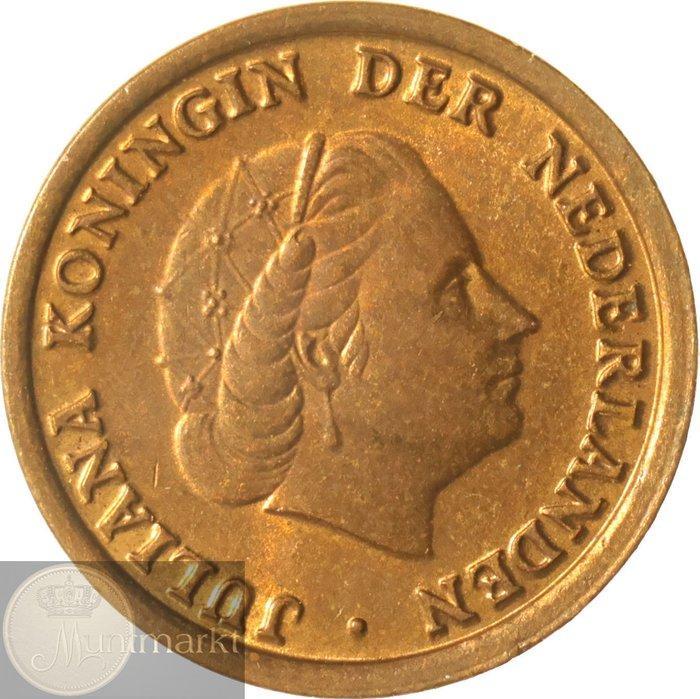 Nederland. Juliana. 1 Cent 1957 KWALITEIT (Zonder, Postzegels en Munten, Munten | Nederland