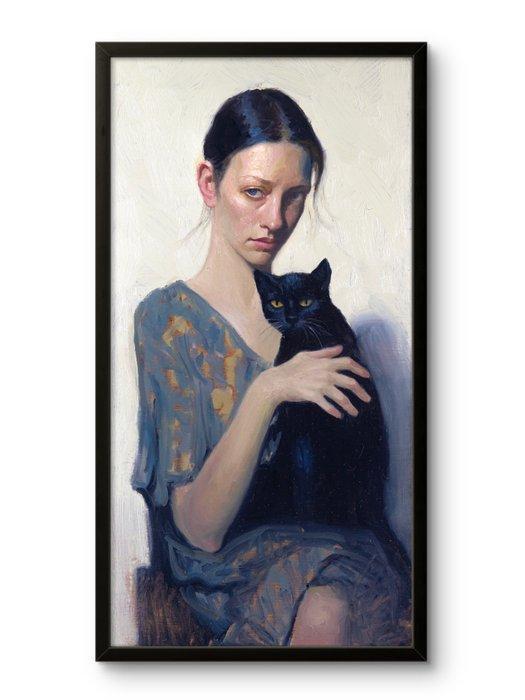 Francien Krieg - What She Guards in Silence, Antiek en Kunst, Kunst | Schilderijen | Modern