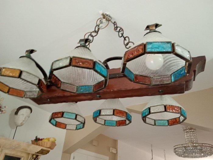 Kroonluchter - Hout, Glas, Antiek en Kunst, Curiosa en Brocante