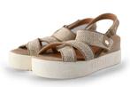 Mustang Sandalen in maat 42 Bruin | 10% extra korting, Kleding | Dames, Schoenen, Bruin, Verzenden, Sandalen of Muiltjes, Zo goed als nieuw