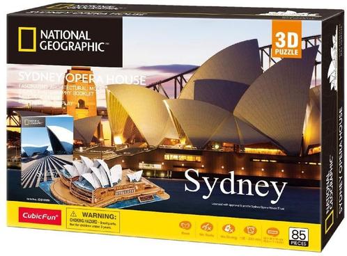 National Geographic - Opera House 3D Puzzel | CubicFun -, Hobby en Vrije tijd, Denksport en Puzzels, Nieuw, Verzenden