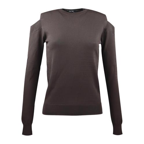 Marc Aurel • bruine trui open schouders • 36, Kleding | Dames, Truien en Vesten, Bruin, Nieuw, Maat 36 (S), Verzenden