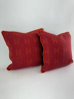 Cuscini realizzati con tessuto Hermès “ Toile à Bagage, Antiek en Kunst