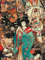 TexStilArt - Geisha Bloom - Exclusieve stof 100% katoen