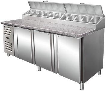 Gekoelde Voorbereidingstafel 3 deurs met Ventilator Saro, Zakelijke goederen, Horeca | Keukenapparatuur, Verzenden