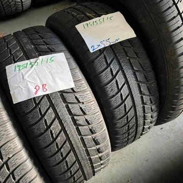 2 x Michelin Primacy Alpin 195-55-15 Winterbanden 5,5mm beschikbaar voor biedingen
