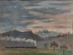 Elide Camplone Migliori (1908-1998) - Treno che passa le, Antiek en Kunst, Kunst | Schilderijen | Klassiek