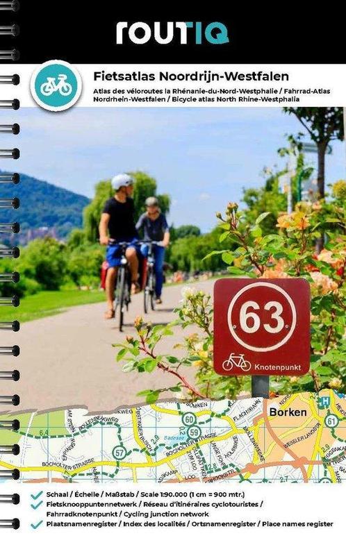9789028704015 Routiq Fietsatlas Noordrijn-Westfalen, Boeken, Schoolboeken, Zo goed als nieuw, Verzenden
