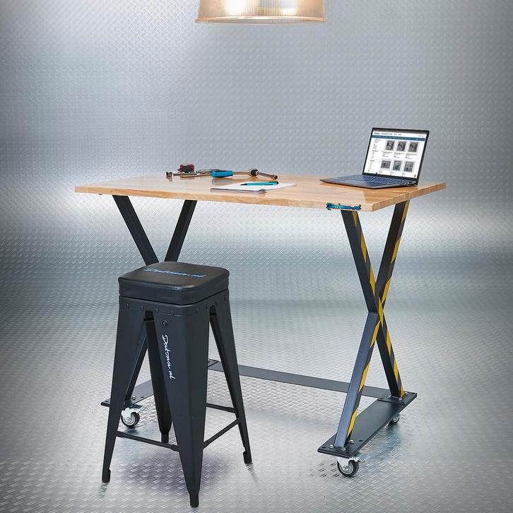 Datona Industrielle Werkbank 120 cm und Werkstatthocker -, Doe-het-zelf en Verbouw, Werkbanken, Nieuw, Ophalen of Verzenden