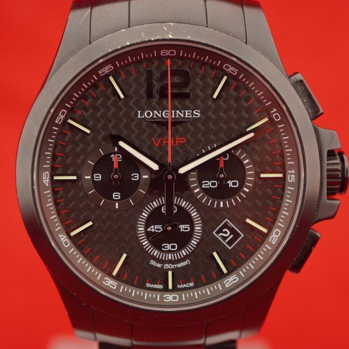 Longines - Conquest VHP Chronograph Carbon Dial - 47028405 -, Sieraden, Tassen en Uiterlijk, Horloges | Antiek