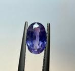 1 pcs Violet Saffier - 1.14 ct - Gem research Swiss Lab, Nieuw