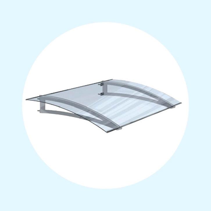 Getoogde luifel type plexiglas, Doe-het-zelf en Verbouw, Kozijnen en Schuifpuien, Overige typen, Nieuw, Verzenden