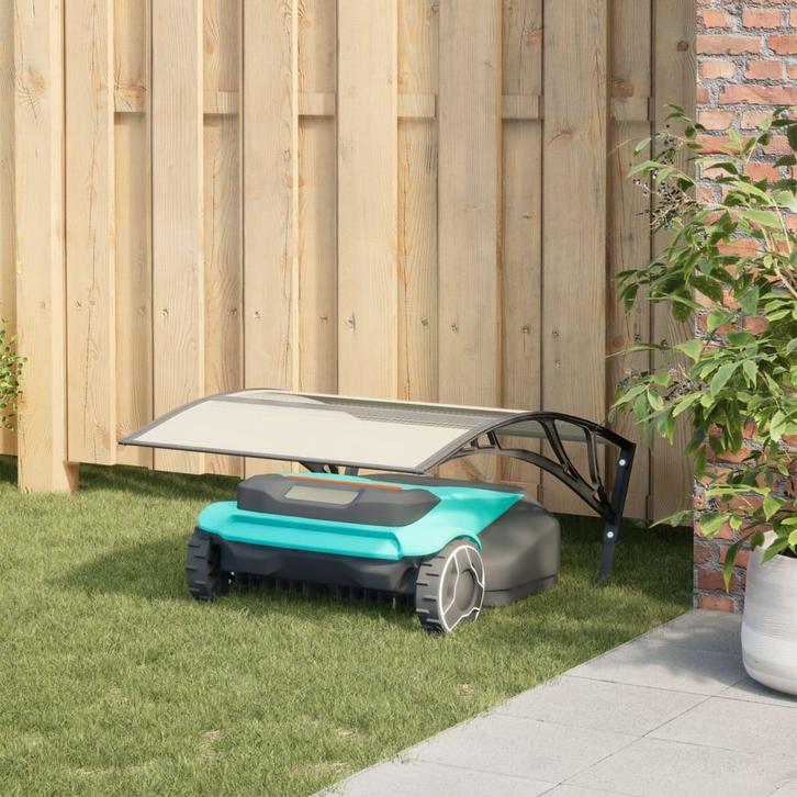vidaXL Garage voor robotmaaier 80x101x46 cm zwart, Tuin en Terras, Zitmaaiers, Nieuw, Verzenden
