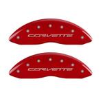MGP 4 Caliper Covers Engraved Front & Rear C7/Corvette Red, Ophalen of Verzenden, Nieuw
