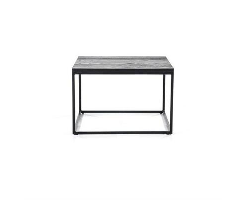Salontafel Robin 60x60 - zwart | Eleonora, Huis en Inrichting, Tafels | Salontafels, Nieuw, Ophalen of Verzenden