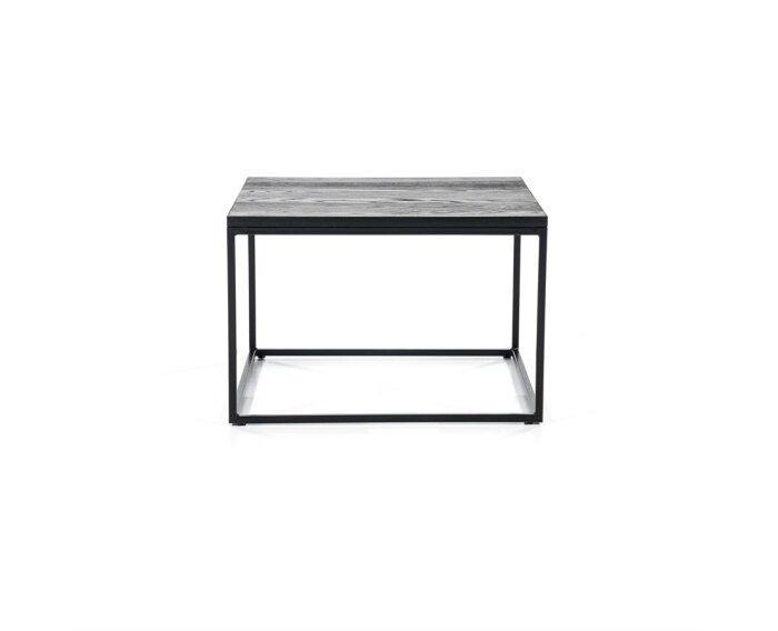 Salontafel Robin 60x60 - zwart | Eleonora, Huis en Inrichting, Tafels | Salontafels, Nieuw, Ophalen of Verzenden