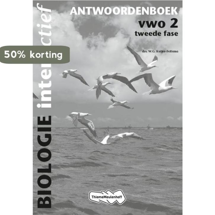 Biologie interactief Antwoordenboek 2 Vwo 9789042528710, Boeken, Schoolboeken, Gelezen, Verzenden