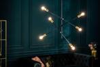 Elegante hanglamp VARIATION 128cm zwart goud met zes, Huis en Inrichting, Lampen | Hanglampen, Nieuw, Ophalen of Verzenden