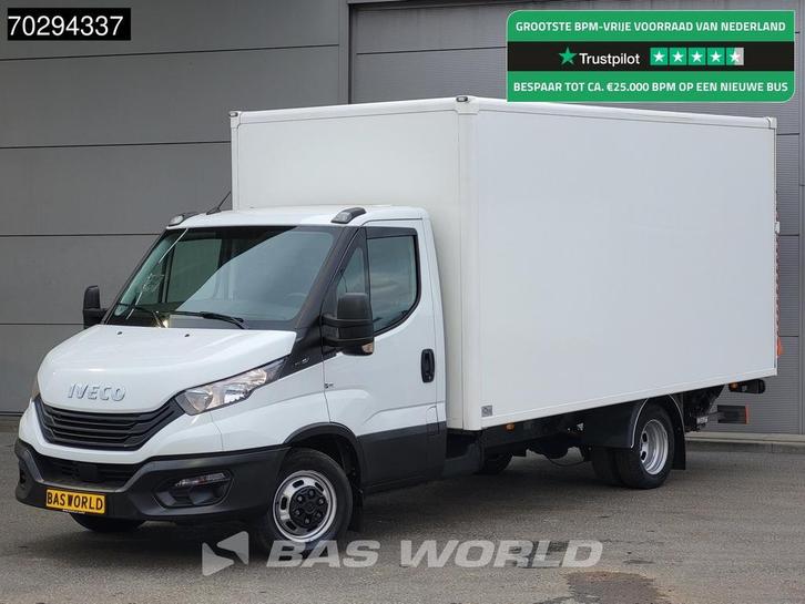 Iveco Daily 35C16 Bakwagen Laadklep Dubbellucht Airco Koffer, Auto's, Bestelauto's, Lease, Handgeschakeld, Financial lease, Wit