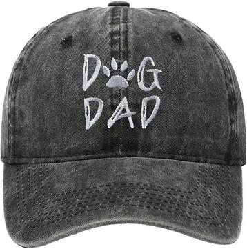Diverse caps, o.a. Dog Dad en Dog Mom beschikbaar voor biedingen