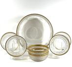 Eetservies (6) - 24 kt goud - Fruit salade serveur