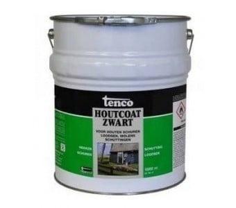Houtcoat Zwart 25 liter, Doe-het-zelf en Verbouw, Verf, Beits en Lak, Nieuw, Ophalen of Verzenden